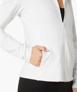 Beyond Yoga Mock Neck Jacket Cloud 7 Beyond Yoga Mock Neck Jacket Cloud