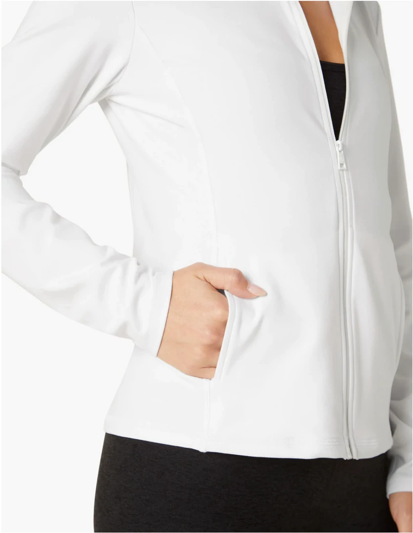 Beyond Yoga Mock Neck Jacket Cloud 5 Beyond Yoga Mock Neck Jacket Cloud