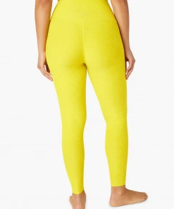 Beyond Yoga High Waisted Midi Leggings Lemon