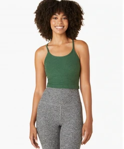 Beyond Yoga Racerback Cropped Tank Pine