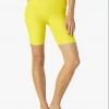Beyond Yoga High Waisted Bike Short Lemon