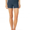 Beyond Yoga All For Run Short Nocturnal Navy