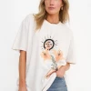 Project Social T Rise With The Sun Oversized Tee Vintage White