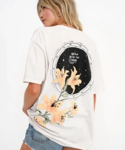 Project Social T Rise With The Sun Oversized Tee Vintage White