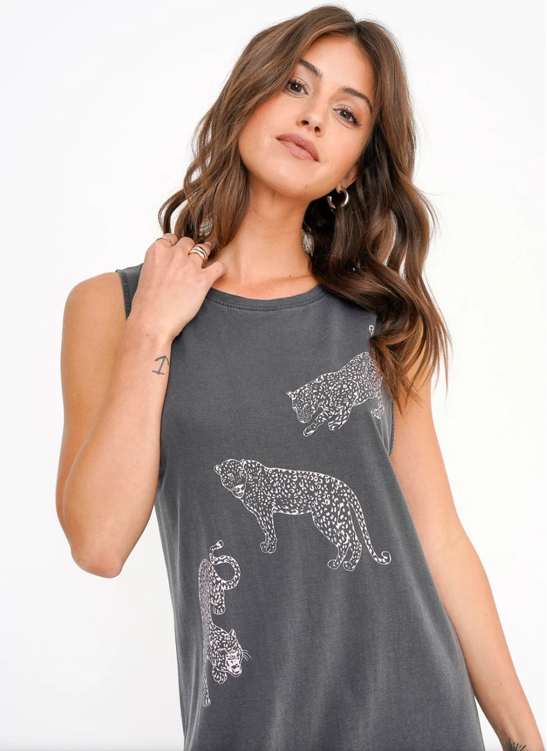 Project Social T Leopards Tank Dress Black 4 Project Social T Leopards Tank Dress Black