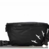 Aloha Collection Iwa Birds Hip Pack White On Black