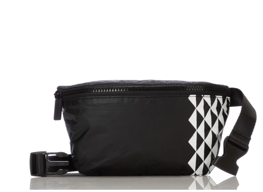 Aloha Collection Kona Hip Pack White On Black 3 Aloha Collection Kona Hip Pack White On Black