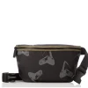 Aloha Collection Aumakua Hip Pack Charcoal On Black