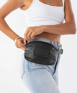 Aloha Collection Black Mini Hip Pack