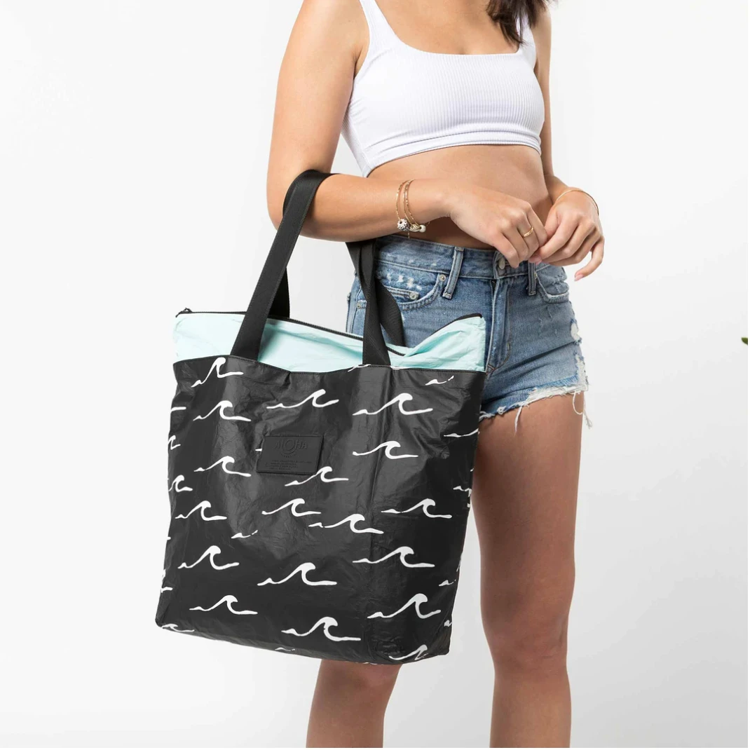 Aloha Collection White On Black SeaSide Day Tripper 4 Aloha Collection White On Black SeaSide Day Tripper