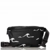 Aloha Collection White On Black SeaSide Hip Pack