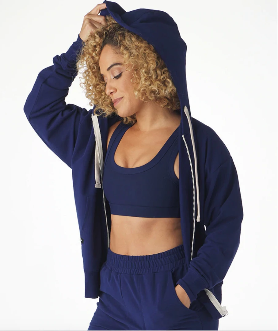 Glyder Vintage Oversized Zip Up Indigo 4 Glyder Vintage Oversized Zip Up Indigo