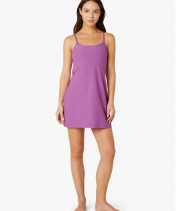 Beyond Yoga Spacedye Essentials Dress Bright Iris Heather