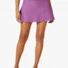 Beyond Yoga Spacedye Tie Breaker Skirt Bright Iris Heather