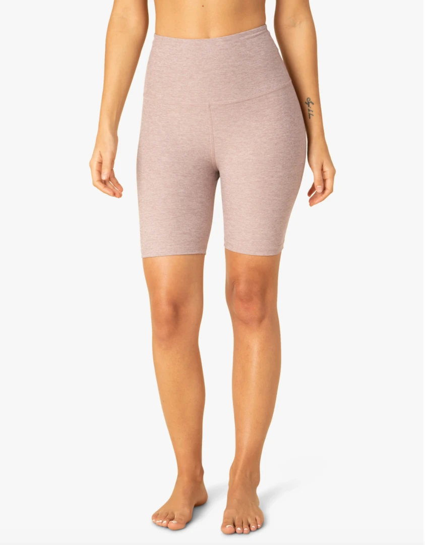 Beyond Yoga Spacedye High Waisted Biker Short Chai 3 Beyond Yoga Spacedye High Waisted Biker Short Chai