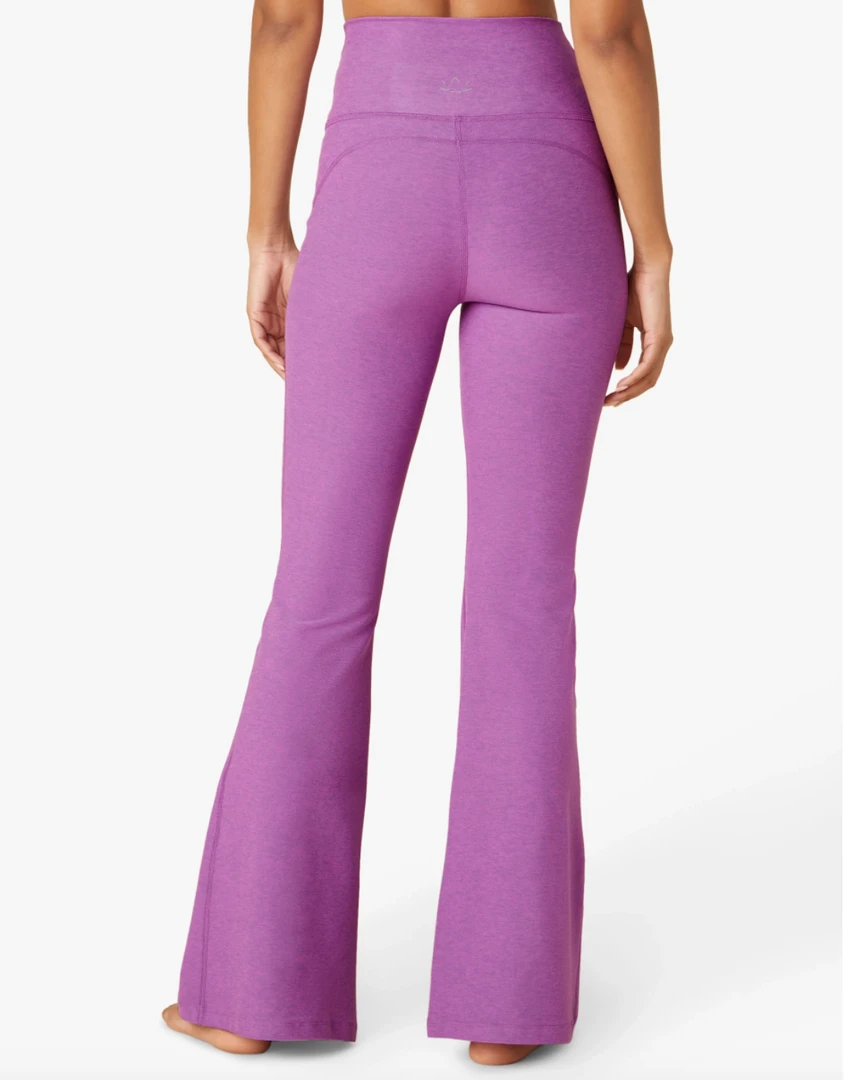 Beyond Yoga Spacedye All Day Flare High Waisted Pant Bright Iris Heather 5 Beyond Yoga Spacedye All Day Flare High Waisted Pant Bright Iris Heather