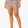 Beyond Yoga On Vacation Shorts Pastel Gingham 1 Beyond Yoga On Vacation Shorts Pastel Gingham