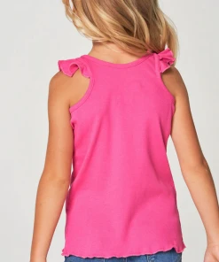 Chaser Girls Ruffle Racer Tank Rio