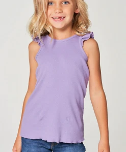 Chaser Girls Ruffle Racer Tank Pegasus