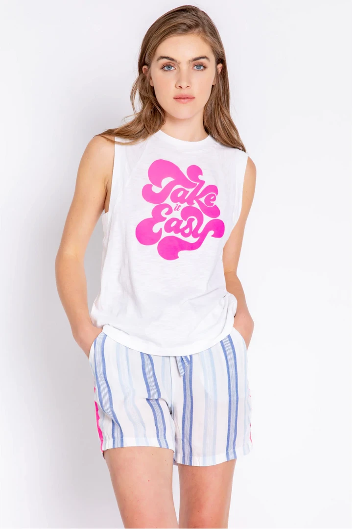 P.J. Salvage Short Take Me Tulum White 4 P.J. Salvage Short Take Me Tulum White