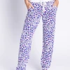 P.J. Salvage Band Pant Tropic Love White