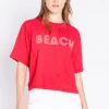 P.J. Salvage Tee Rocket Beach Burnt Red