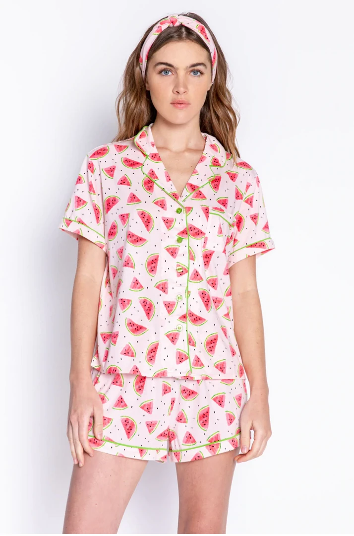 P.J. Salvage PJ Set Playful Prints Blush 3 P.J. Salvage PJ Set Playful Prints Blush