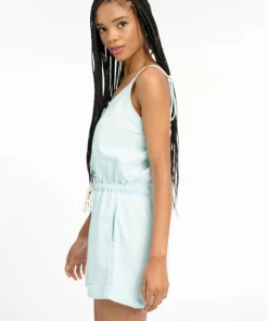 Splendid Kit Romper Washed Indigo