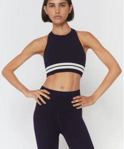 Spiritual Gangster High Neck Seamless Bra Deep Sea