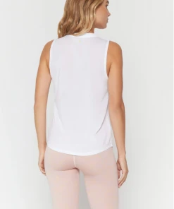 Spiritual Gangster Golden Active Muscle Tank White