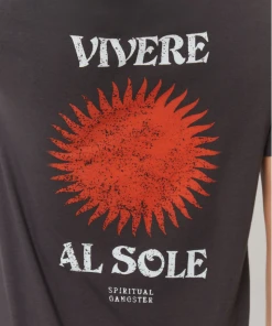 Spiritual Gangster Vivere V Neck Tee Vintage Black 7 Spiritual Gangster Vivere V Neck Tee Vintage Black