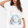 Project Social T Whiskey Business Oversized Tee White