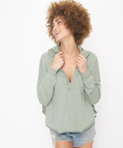 Project Social T Penny Raw Hoodie Succulent Sage
