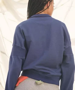 Free People Free People Movement Adeline Pullover Moroccan Blue