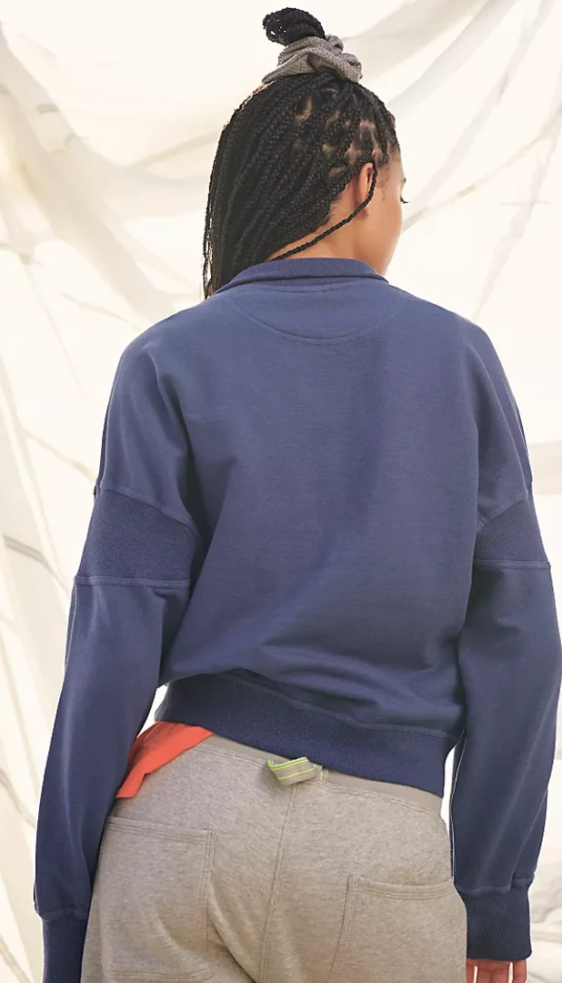 Free People Free People Movement Adeline Pullover Moroccan Blue 4 Free People Free People Movement Adeline Pullover Moroccan Blue