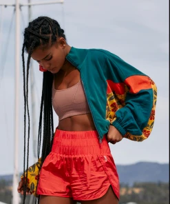 Free People Free People Movement Way Home Short Cherry Bomb