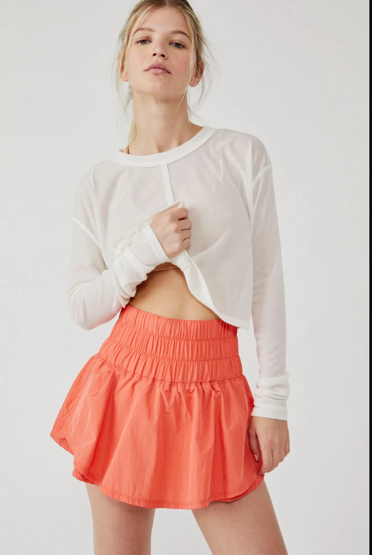 Free People Way Home Skort Coral Strands Free People Movement 3 Free People Way Home Skort Coral Strands Free People Movement