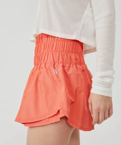 Free People Way Home Skort Coral Strands Free People Movement