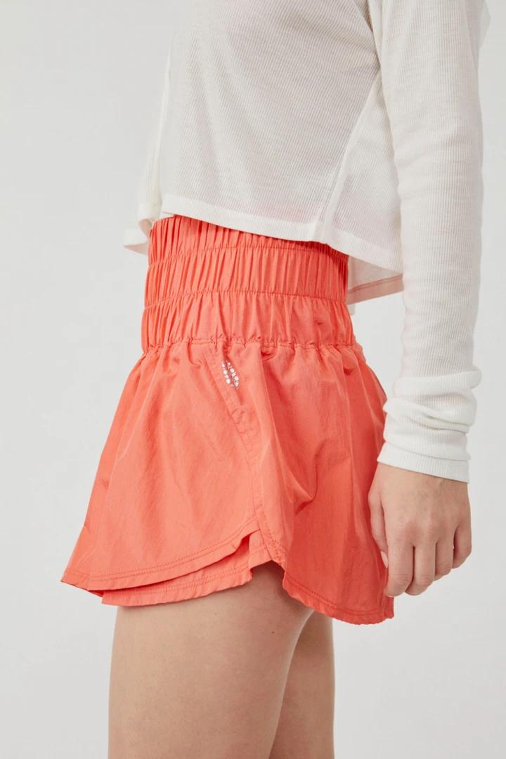 Free People Way Home Skort Coral Strands Free People Movement 4 Free People Way Home Skort Coral Strands Free People Movement