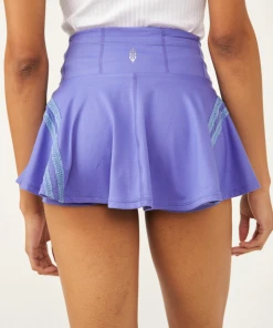 Free People Free People Movement Pleats And Thank You Skort Moroccan Blue