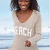 Wooden Ships Beach Khaki Sweater 2 Wooden Ships Beach Khaki Sweater