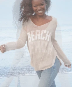 Wooden Ships Beach Khaki Sweater