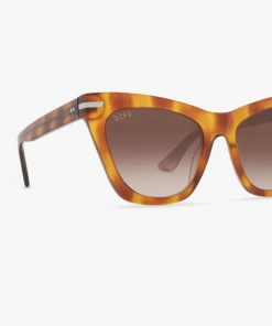 Diff Eyewear Alyssa Andes Totroise Brown Gradient