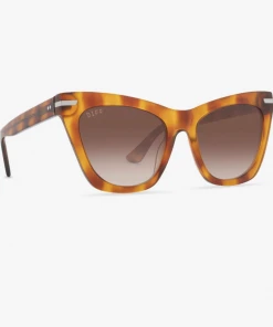 Diff Eyewear Alyssa Andes Totroise Brown Gradient