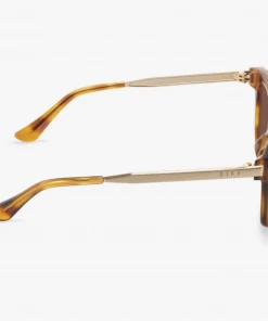 Diff Eyewear Alyssa Andes Totroise Brown Gradient