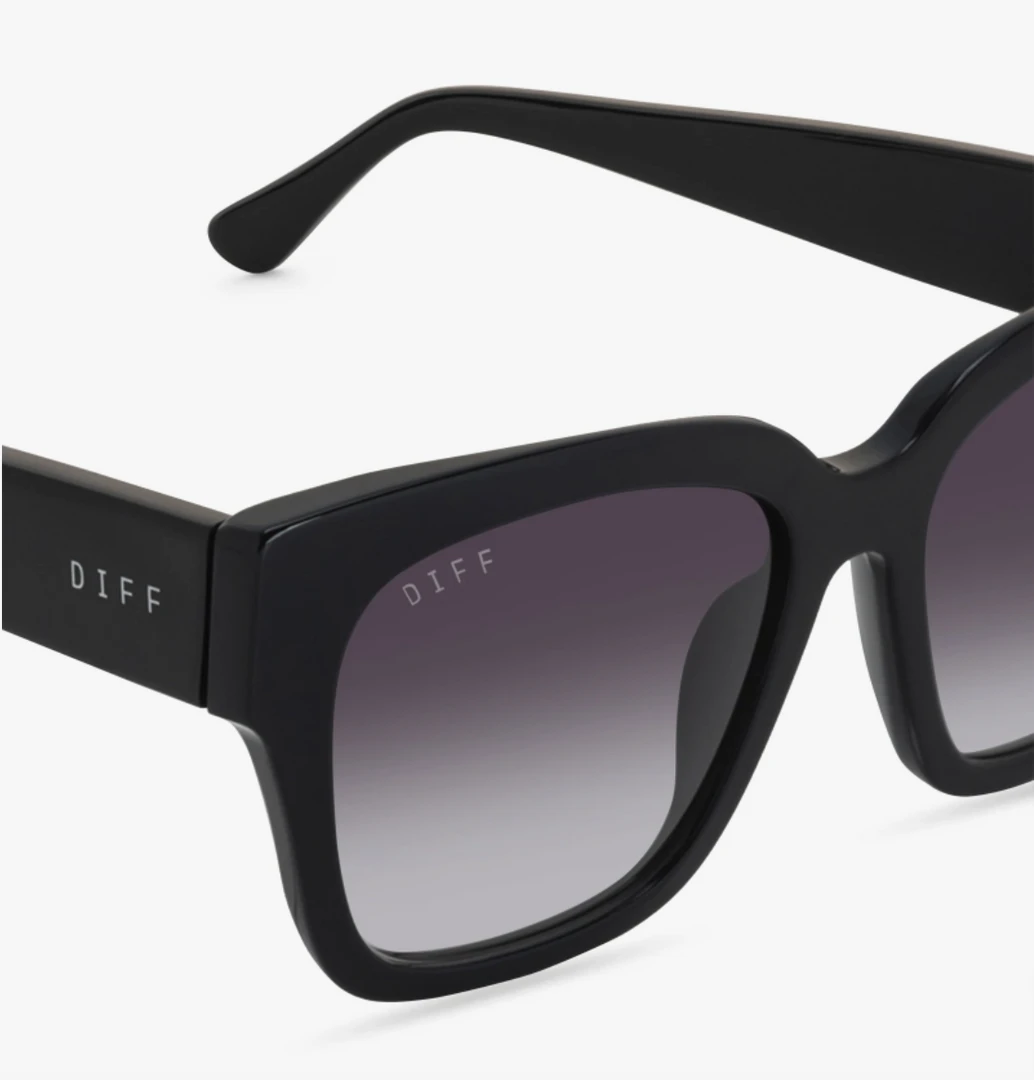 Diff Eyewear Bella II Black Grey Gradient Sharp 6 Diff Eyewear Bella II Black Grey Gradient Sharp