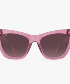 Diff Eyewear Alyssa Macarena Pink Crystal Wine Gradient