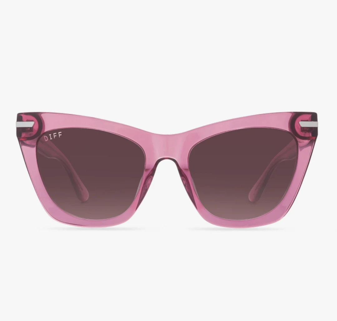 Diff Eyewear Alyssa Macarena Pink Crystal Wine Gradient 3 Diff Eyewear Alyssa Macarena Pink Crystal Wine Gradient