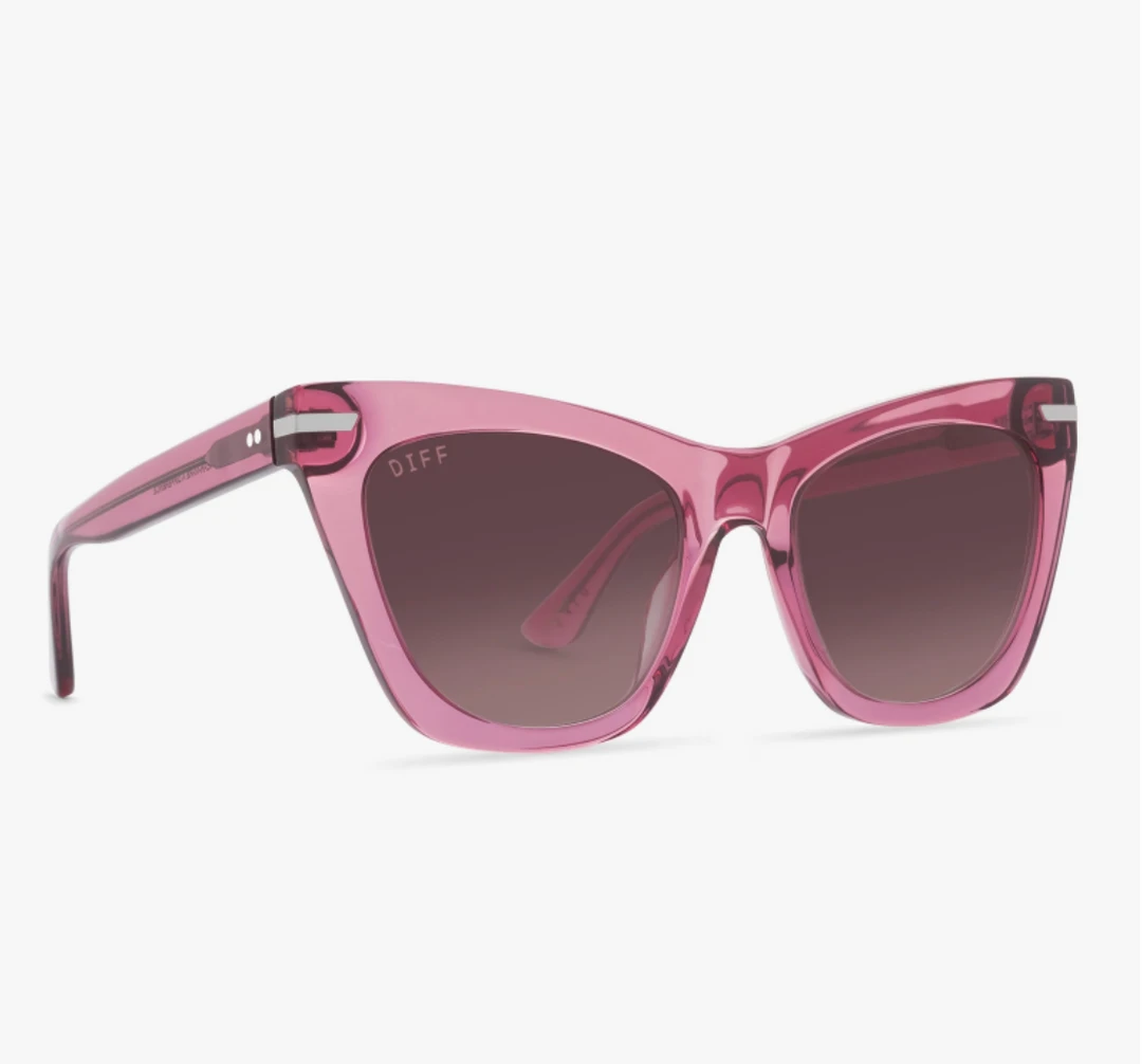 Diff Eyewear Alyssa Macarena Pink Crystal Wine Gradient 4 Diff Eyewear Alyssa Macarena Pink Crystal Wine Gradient