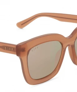 DIFF Eyewear Carson Oyster Pink Cherry Blossom Mirror